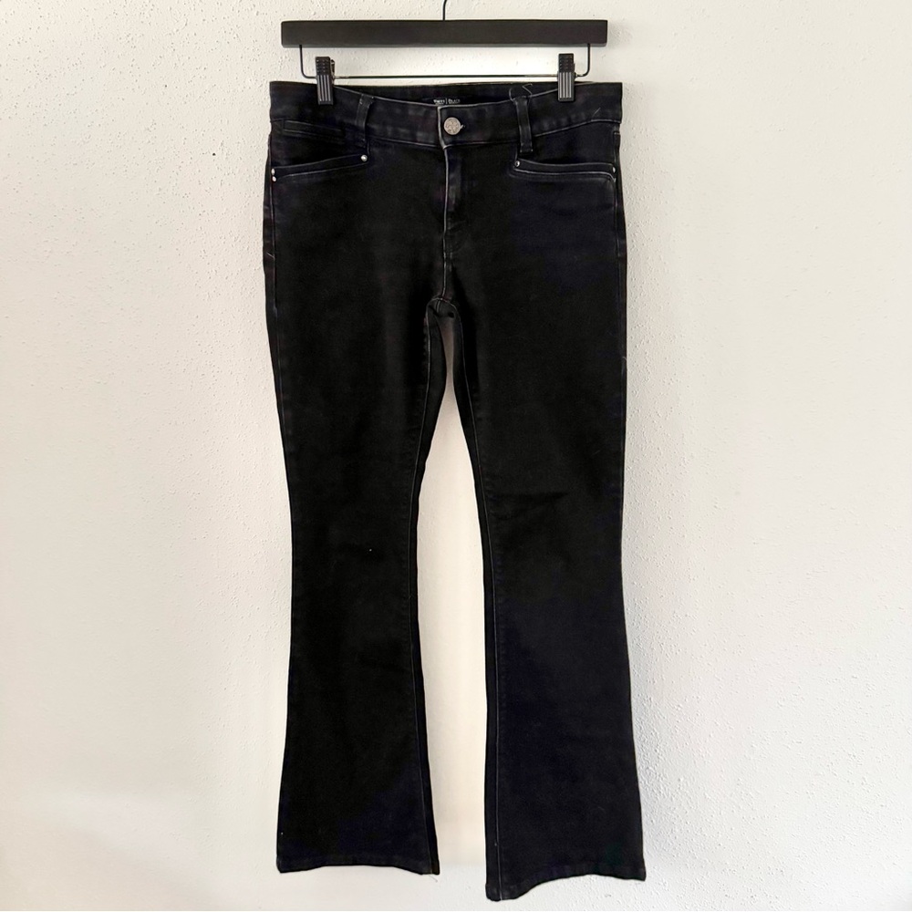 WHBM Skinny Flare Jeans Women's Size 8 Petite Mid-Rise Stretch Denim Slim Fit 8P